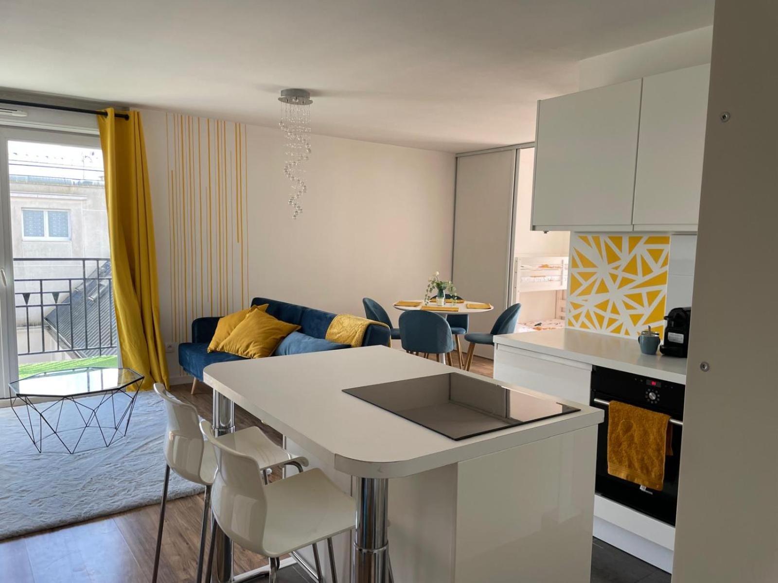 Appartement 3P Gare Terrasse Et Parking Prive Franconville  Bagian luar foto